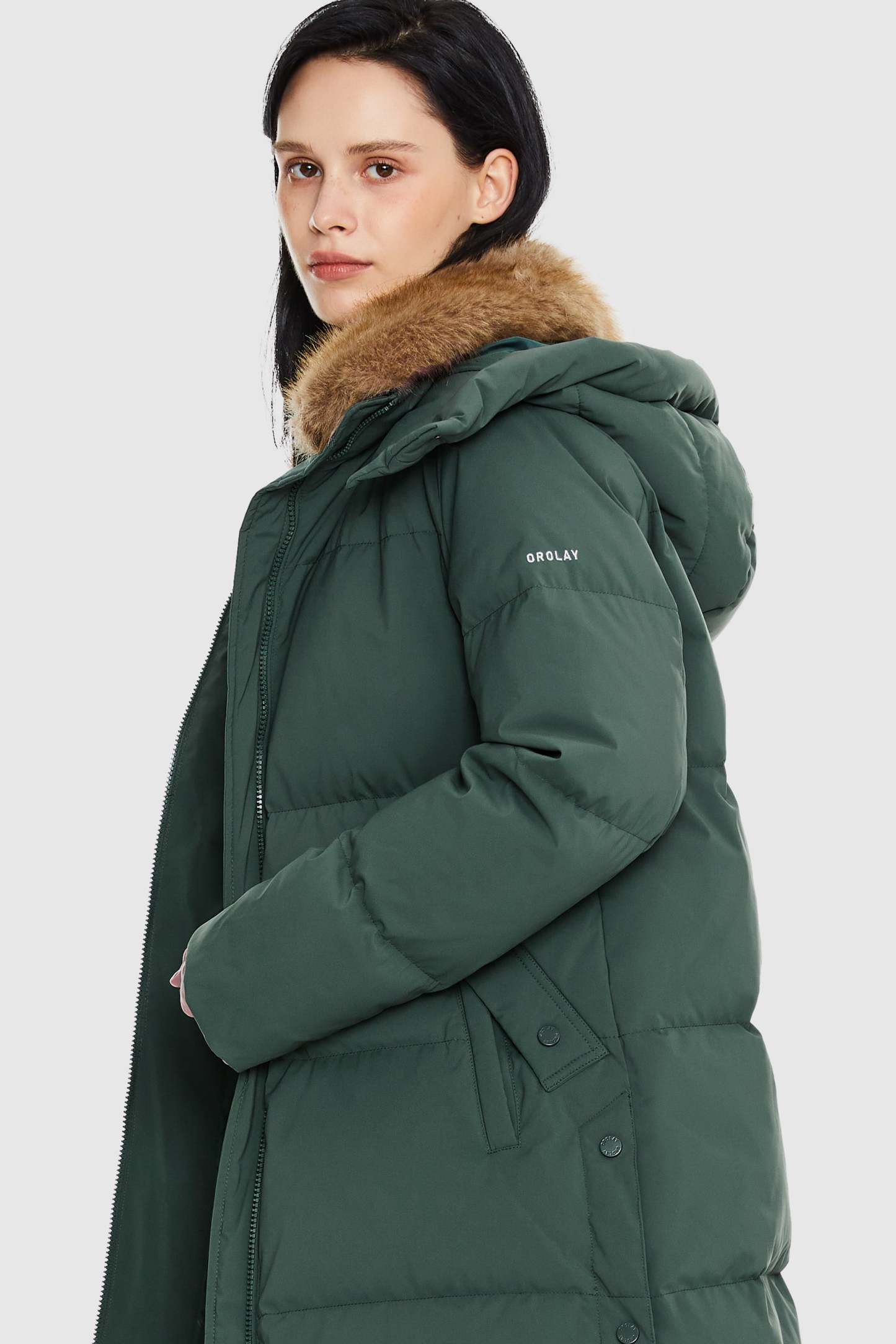 Mid-Length Winter Thickened Puffer Down Jacket