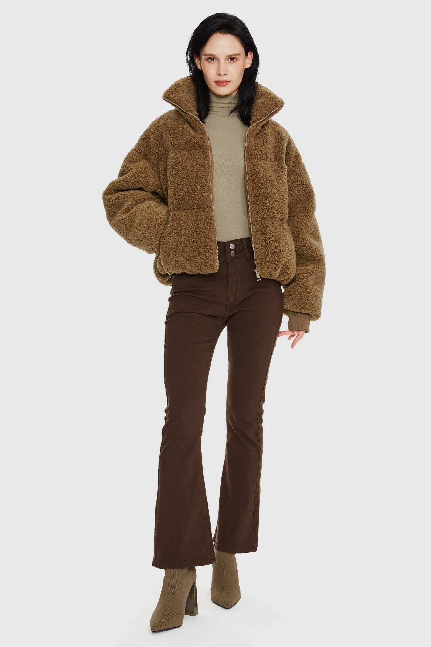 Puff-O® Earthugger Fleece Cropped Jacket