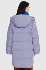 Puffy Puffer Down Jacket with Detachable Hood