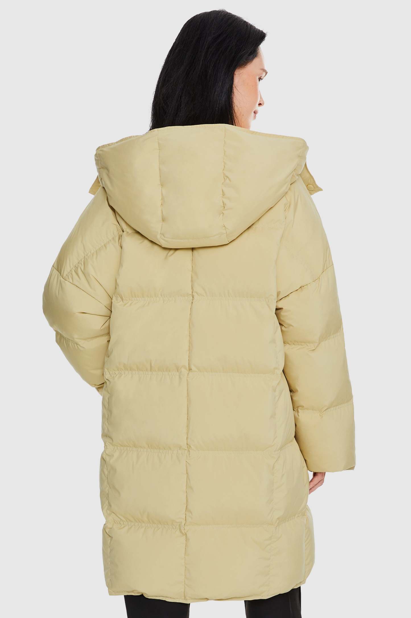 Puffy Puffer Down Jacket with Detachable Hood