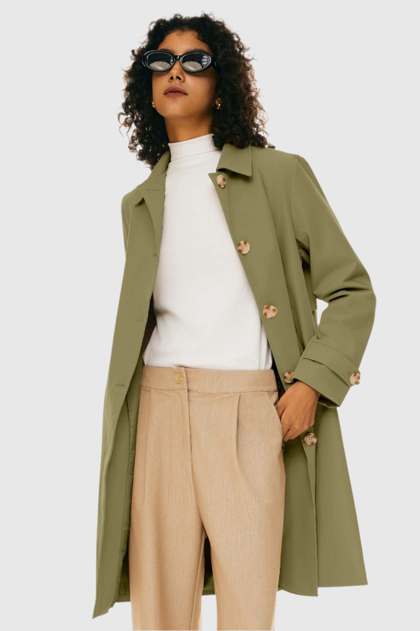 Single-Breasted Hudson Trench