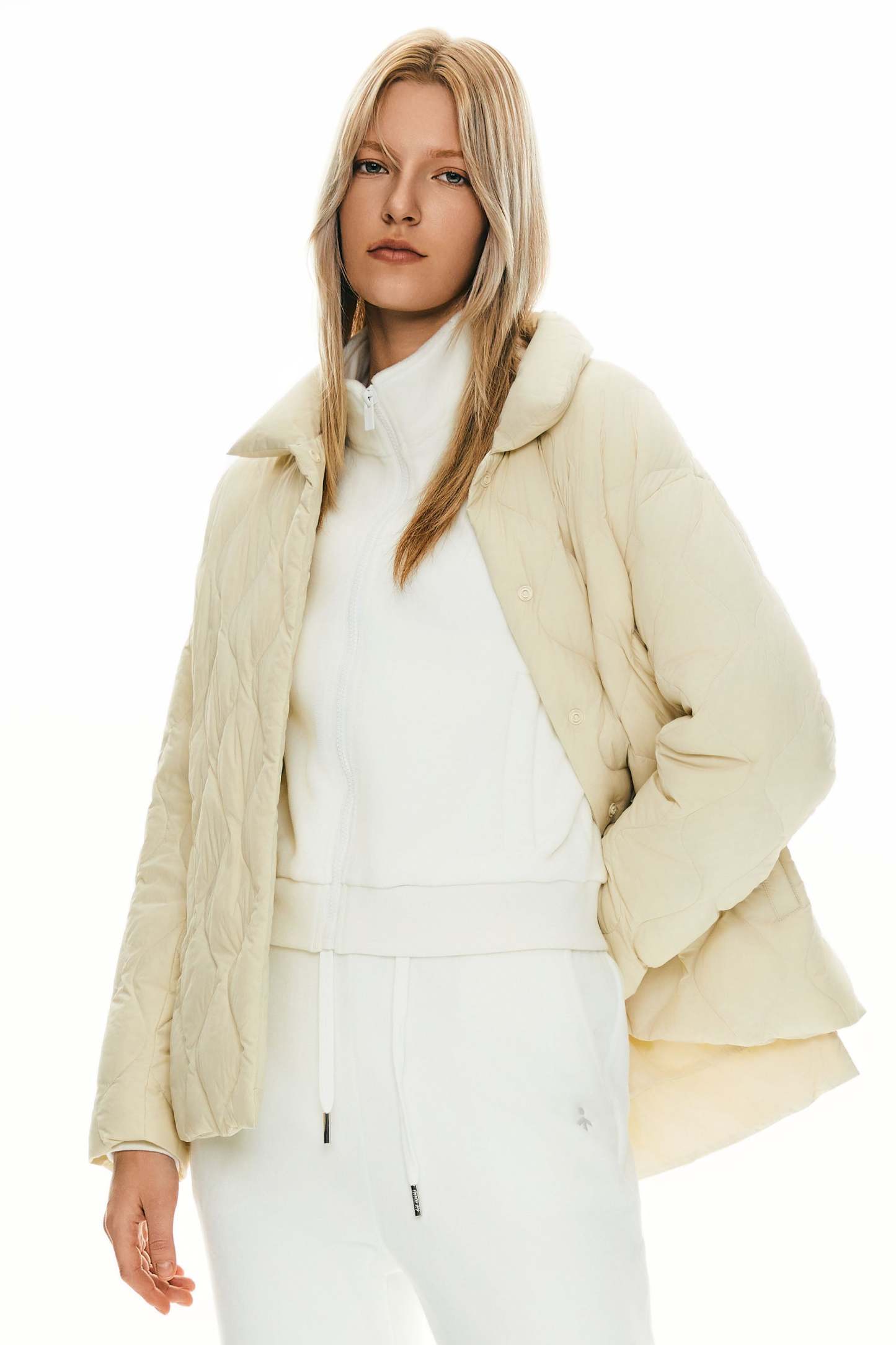 Oversized Down Puffer Jacket Lightweight Quilted