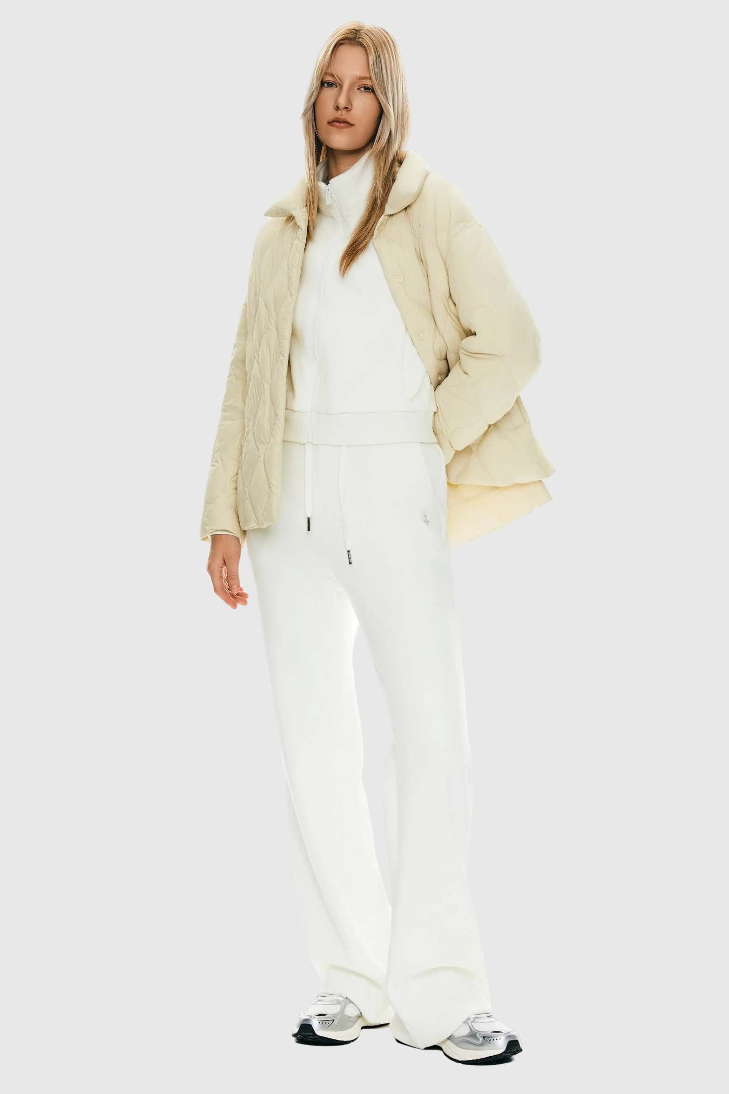 Oversized Down Puffer Jacket Lightweight Quilted