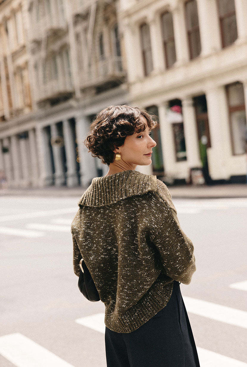 Barry Wool Sweater - Moss