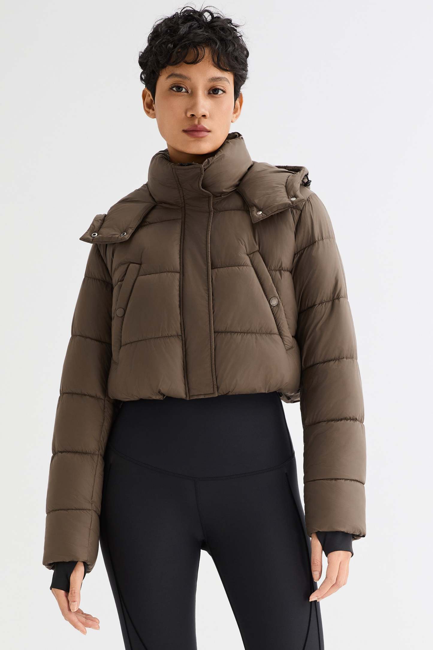 Urban Essential Cropped Lyrella Puffer Jacket