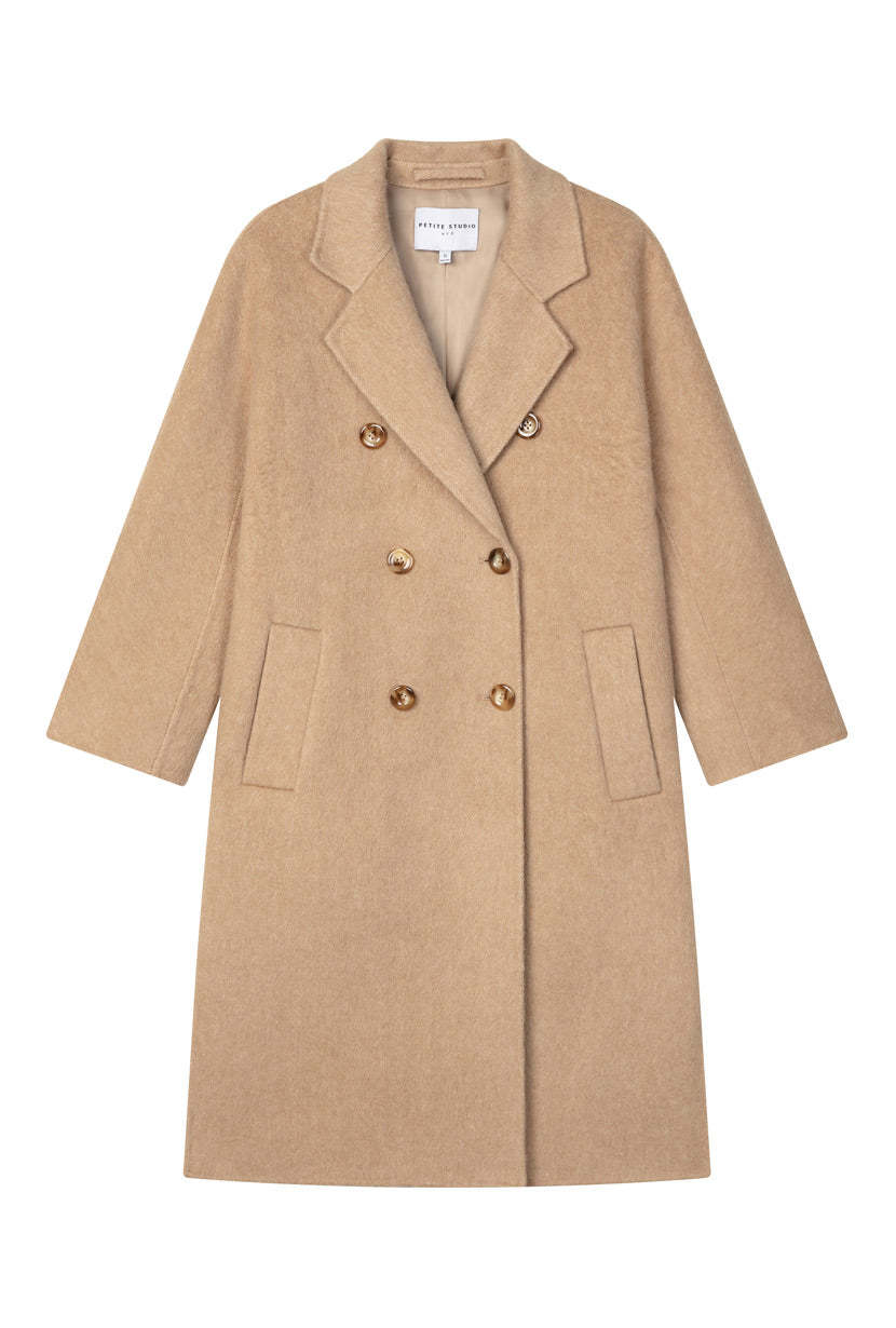 Harriet Double-Face Wool Coat - Camel