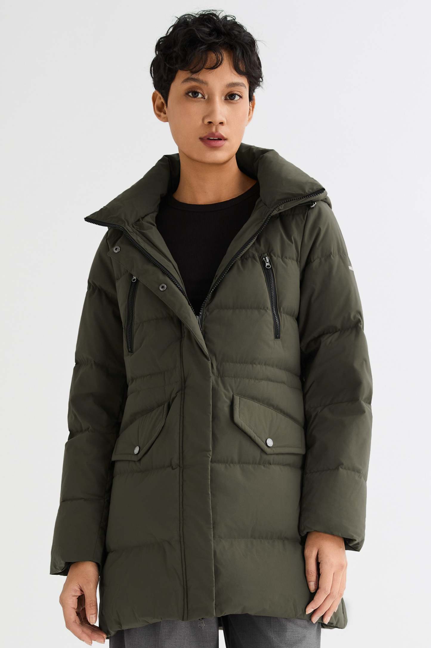 Waterproof Thickened Down Jacket with Hood