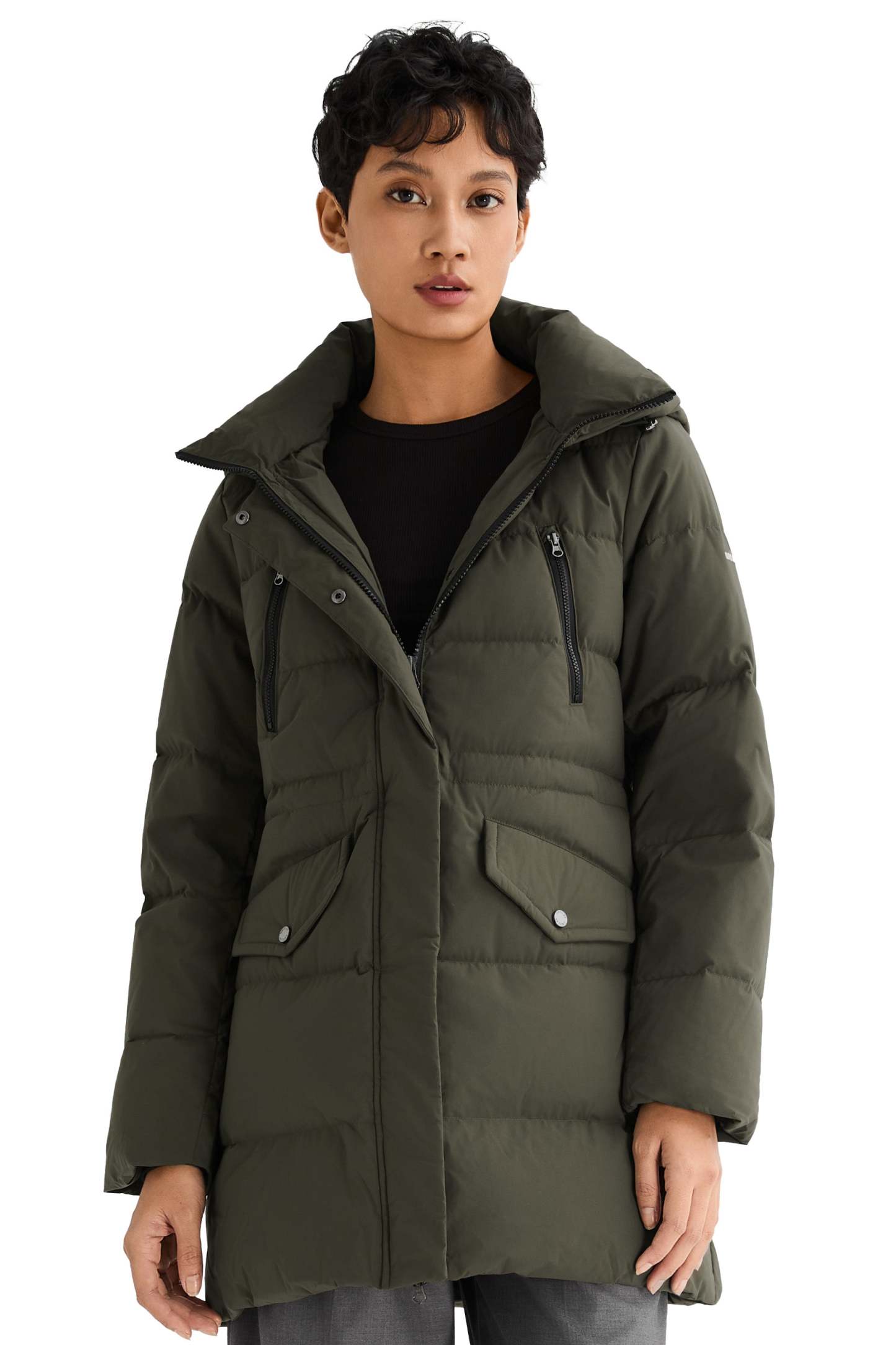 Waterproof Thickened Down Jacket with Hood
