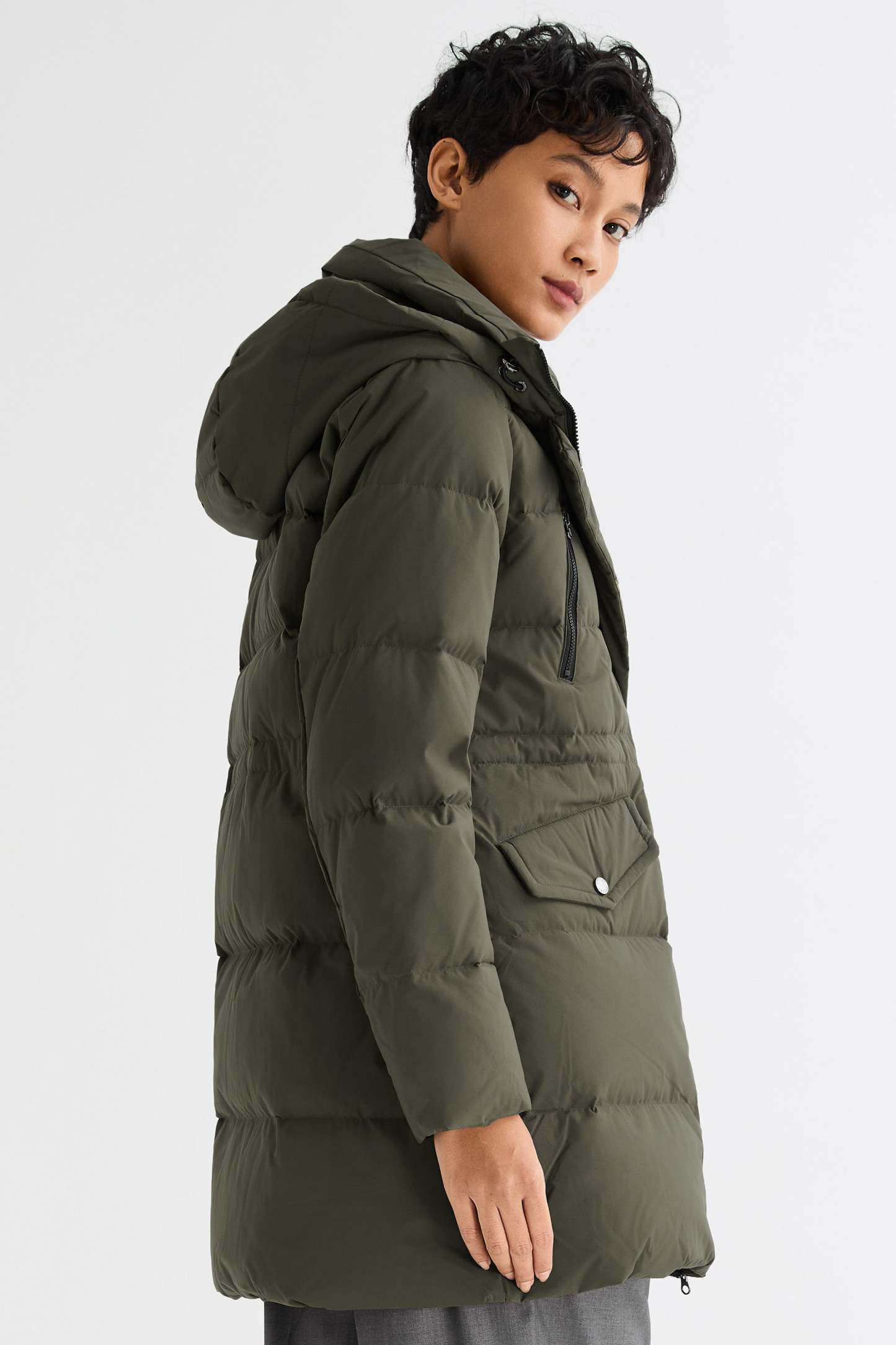 Waterproof Thickened Down Jacket with Hood