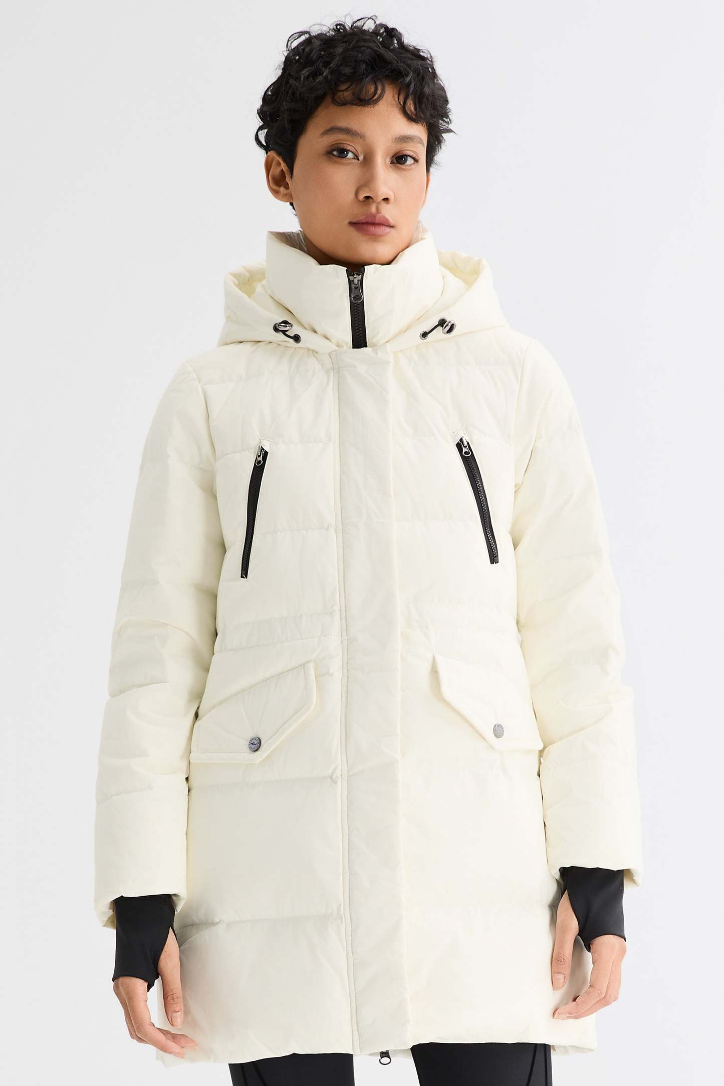 Waterproof Thickened Down Jacket with Hood
