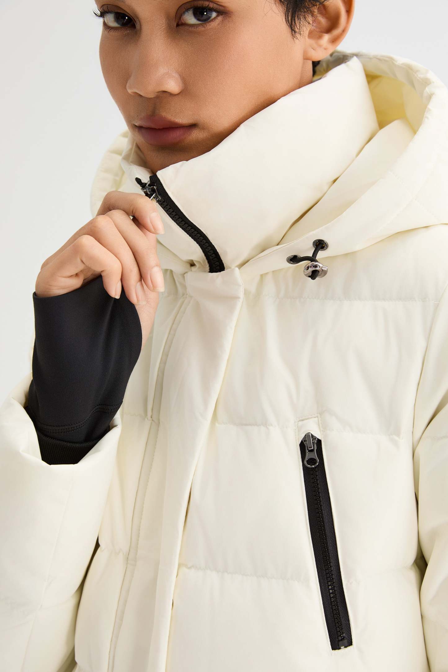 Waterproof Thickened Down Jacket with Hood