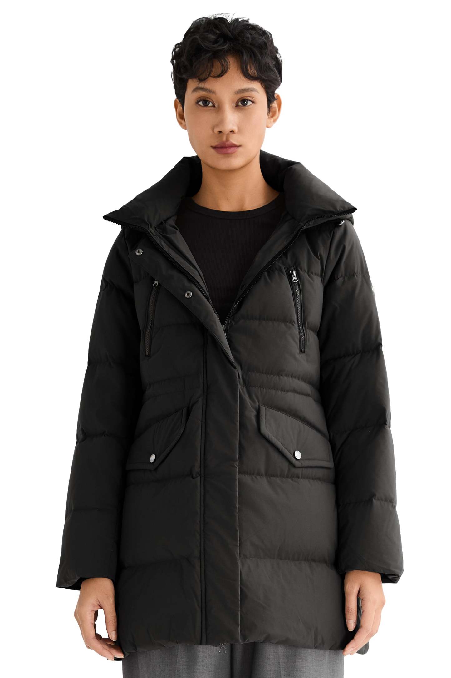 Waterproof Thickened Down Jacket with Hood