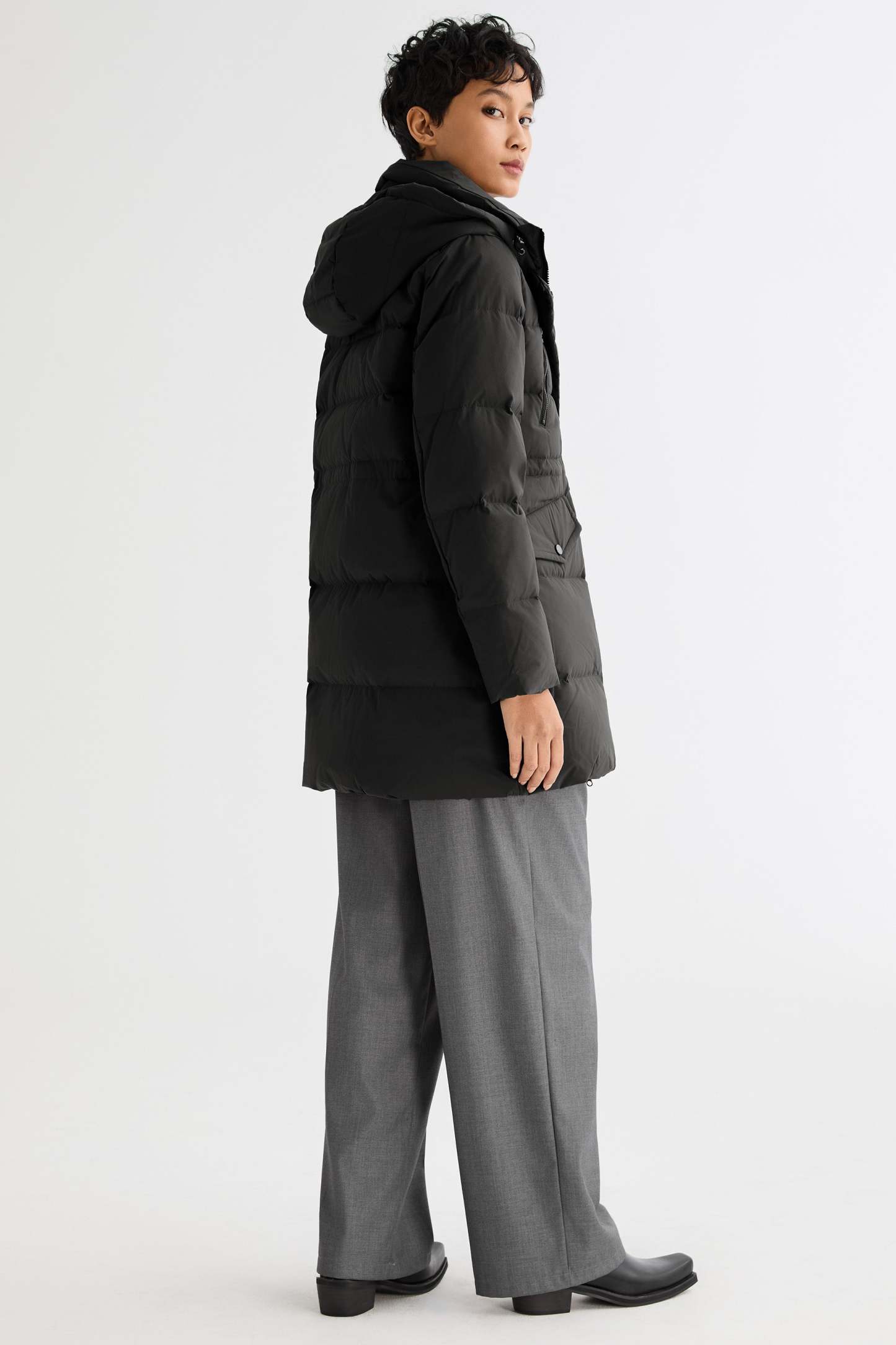 Waterproof Thickened Down Jacket with Hood