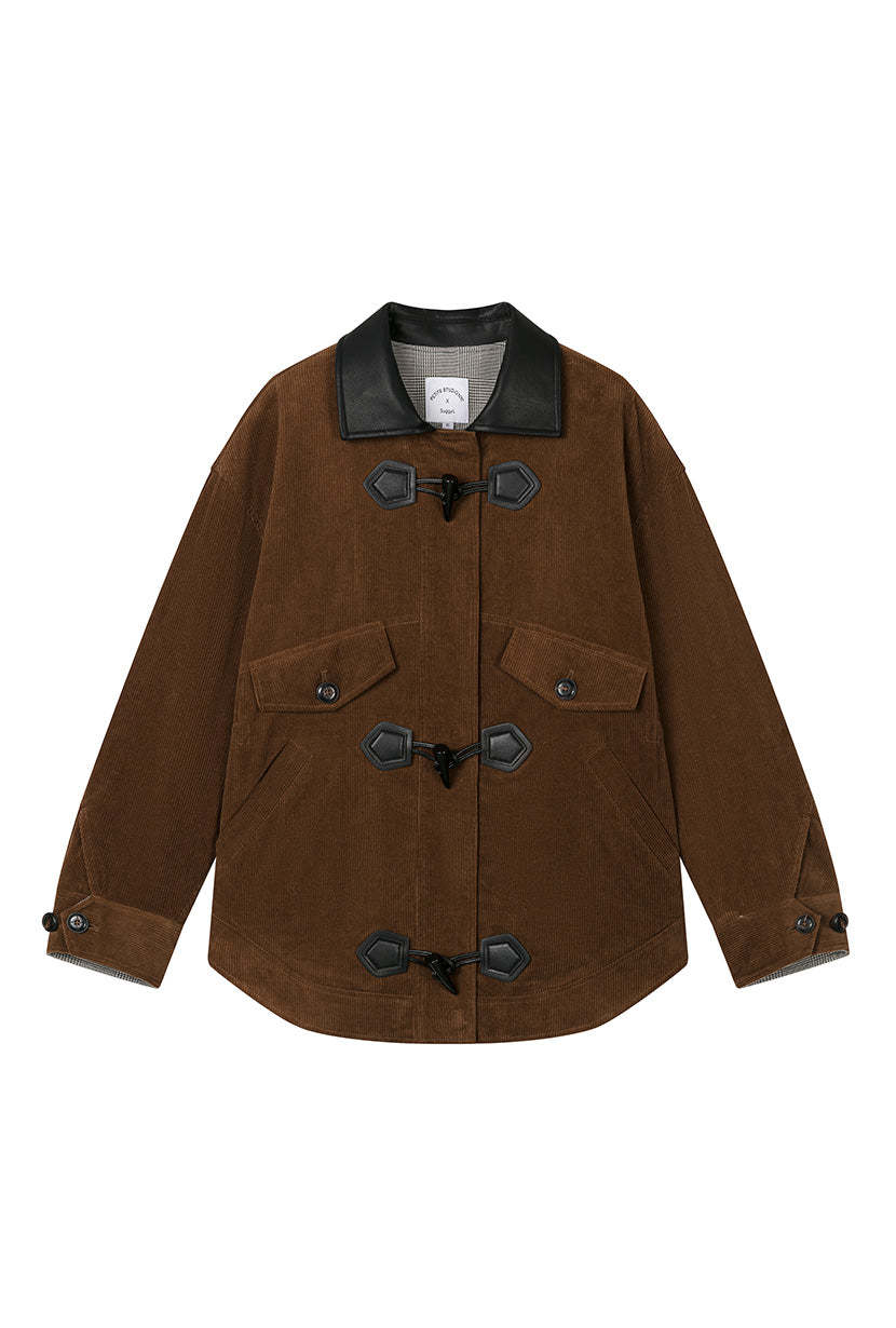 Bryce Corduroy Barn Jacket - Sepia