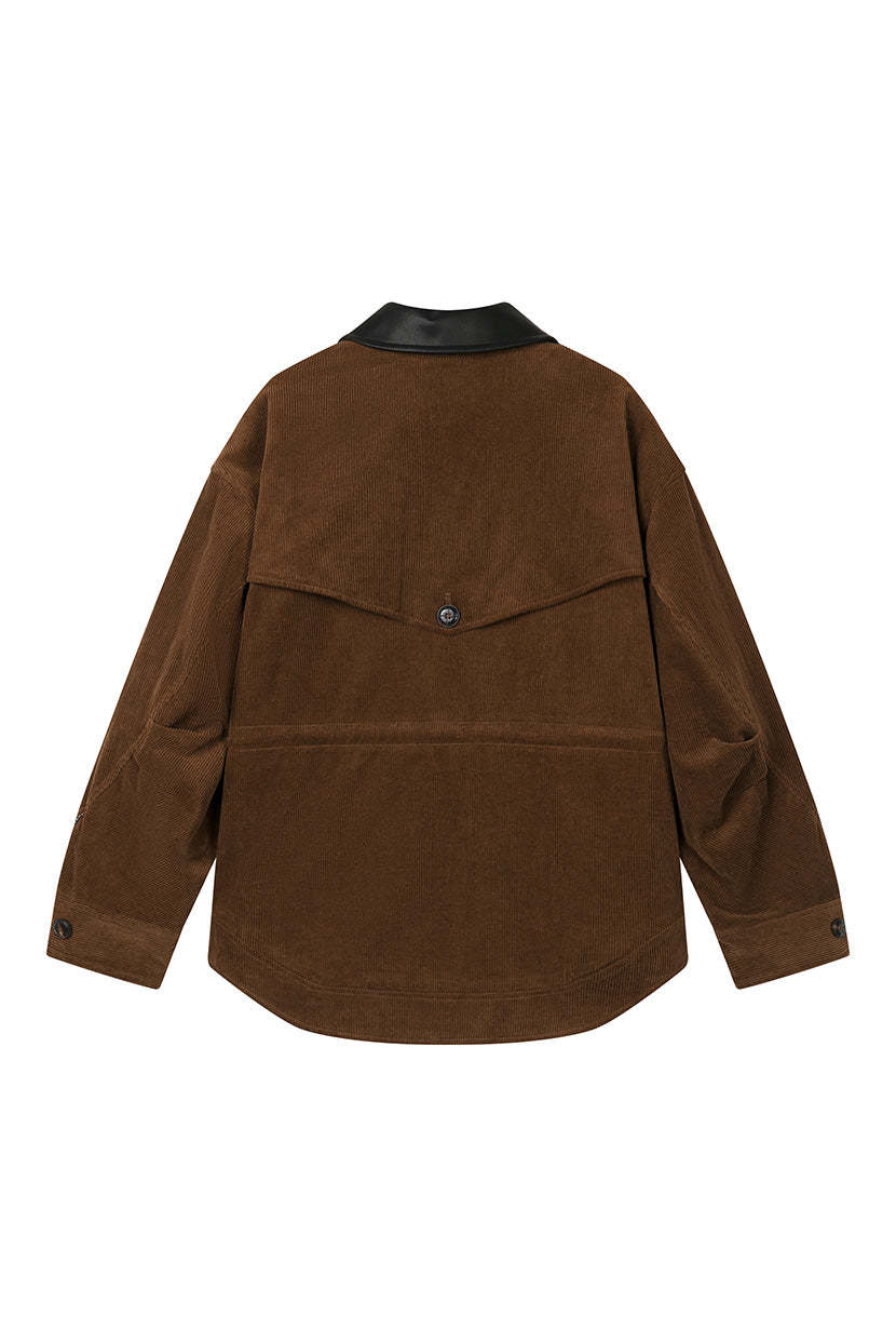Bryce Corduroy Barn Jacket - Sepia