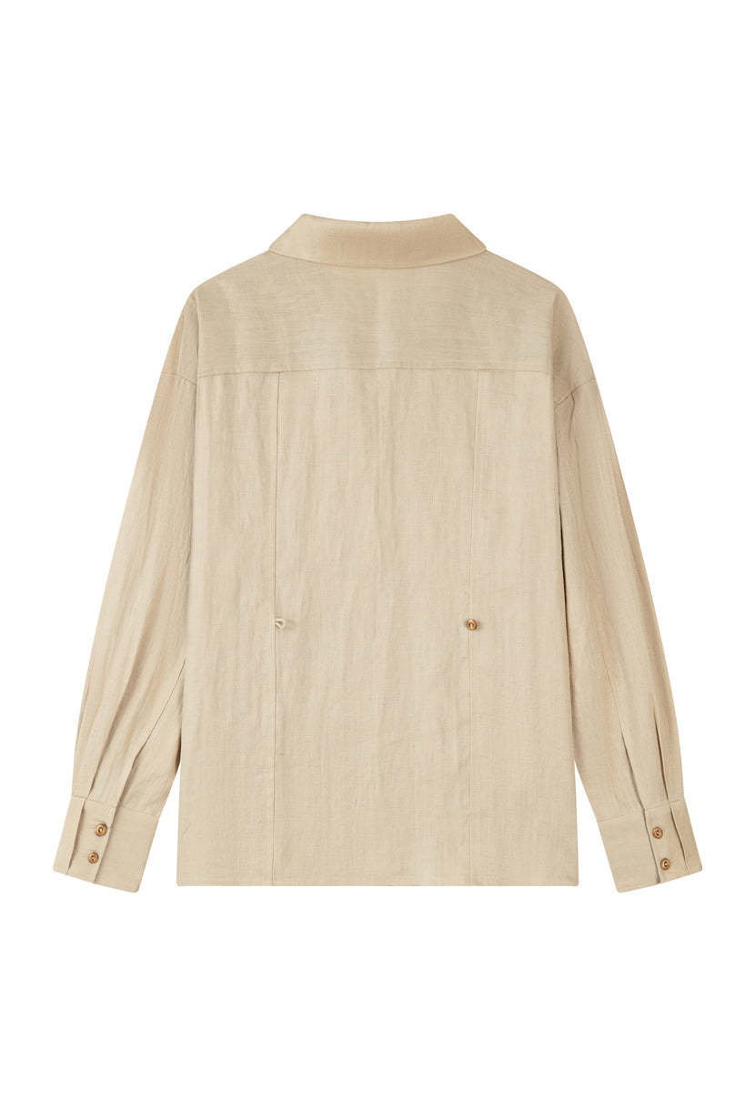 Benoite Linen Shirt - Ecru