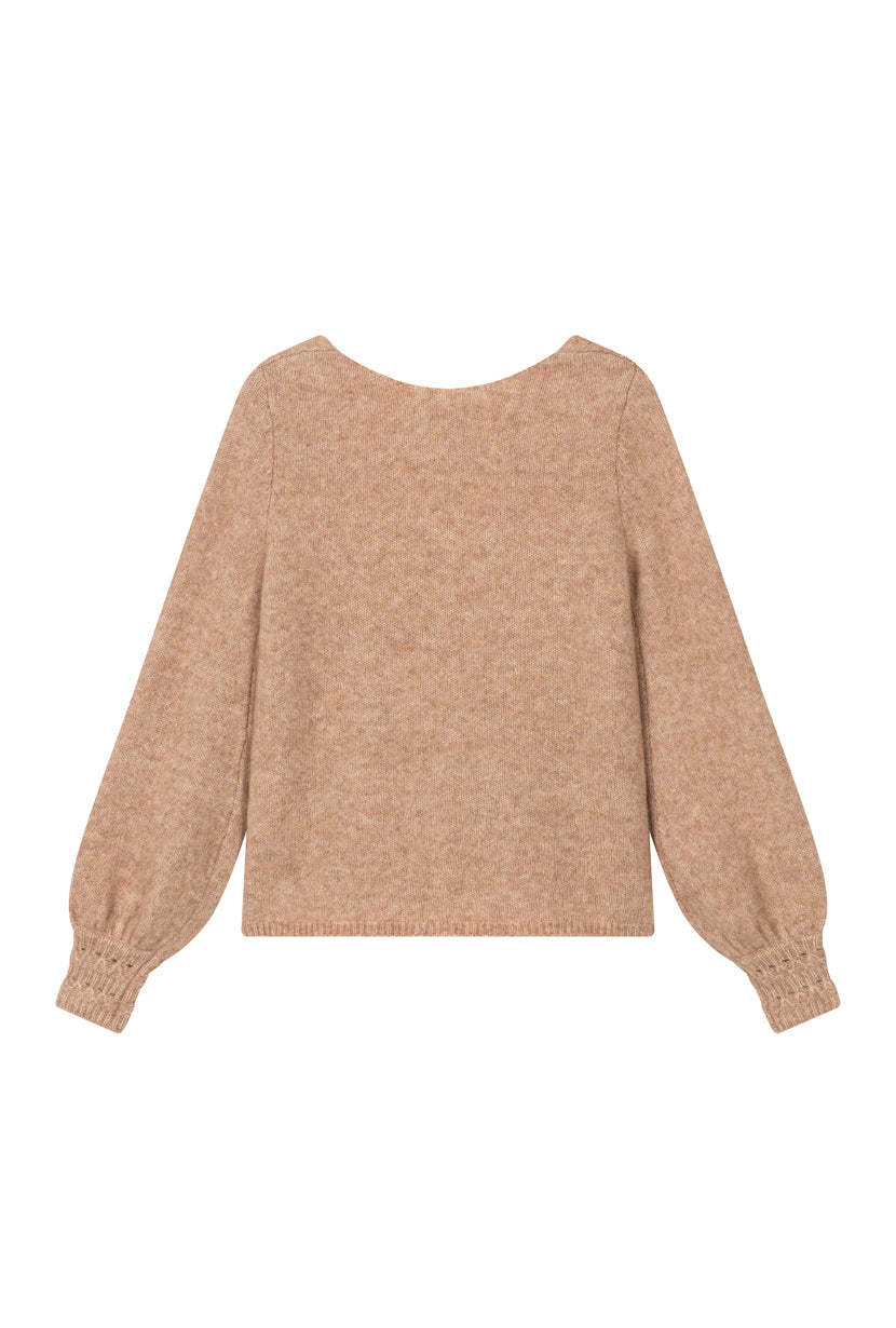Carissa Mohair Cardigan - Camel