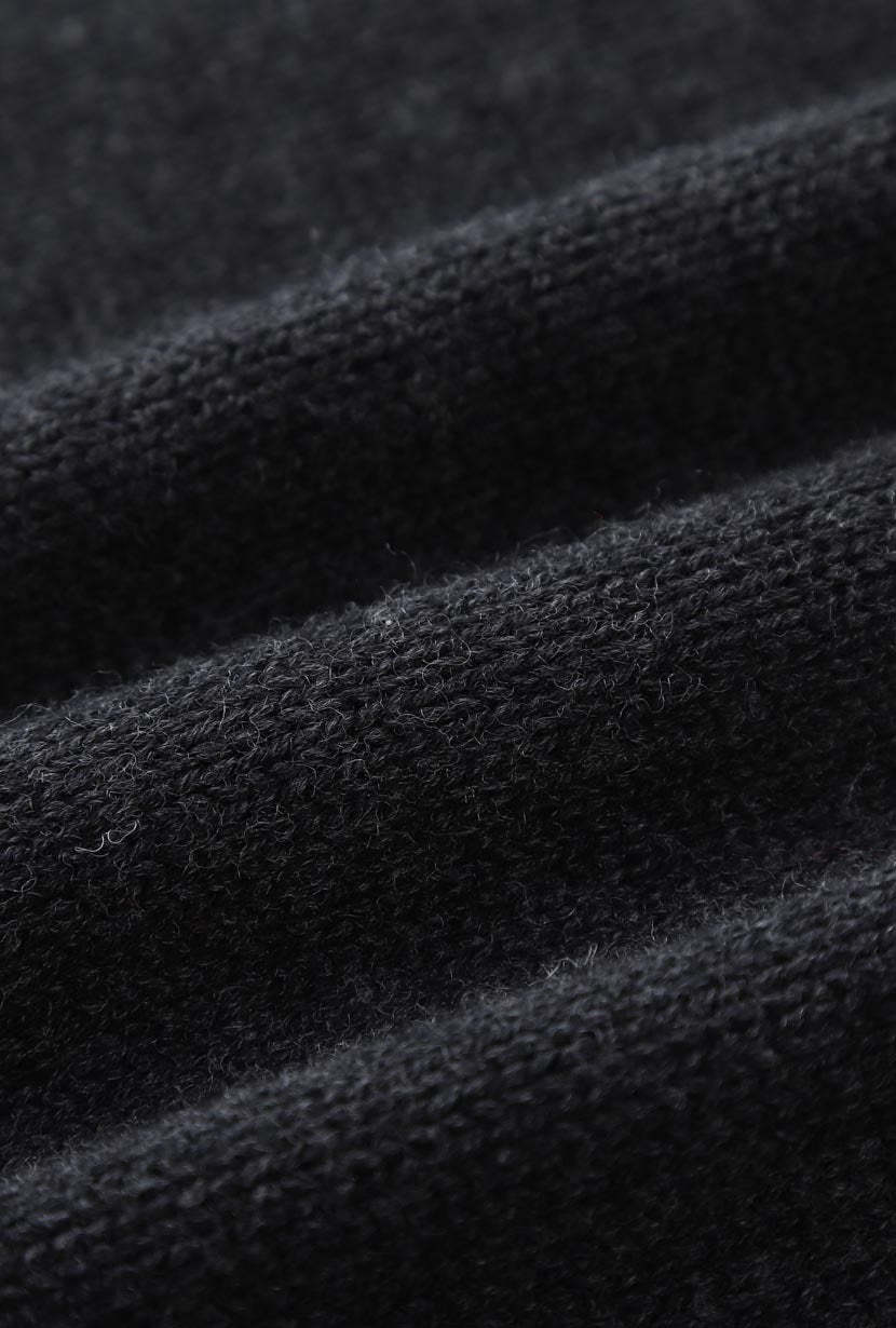 Gracel Wool Hoodie - Charcoal