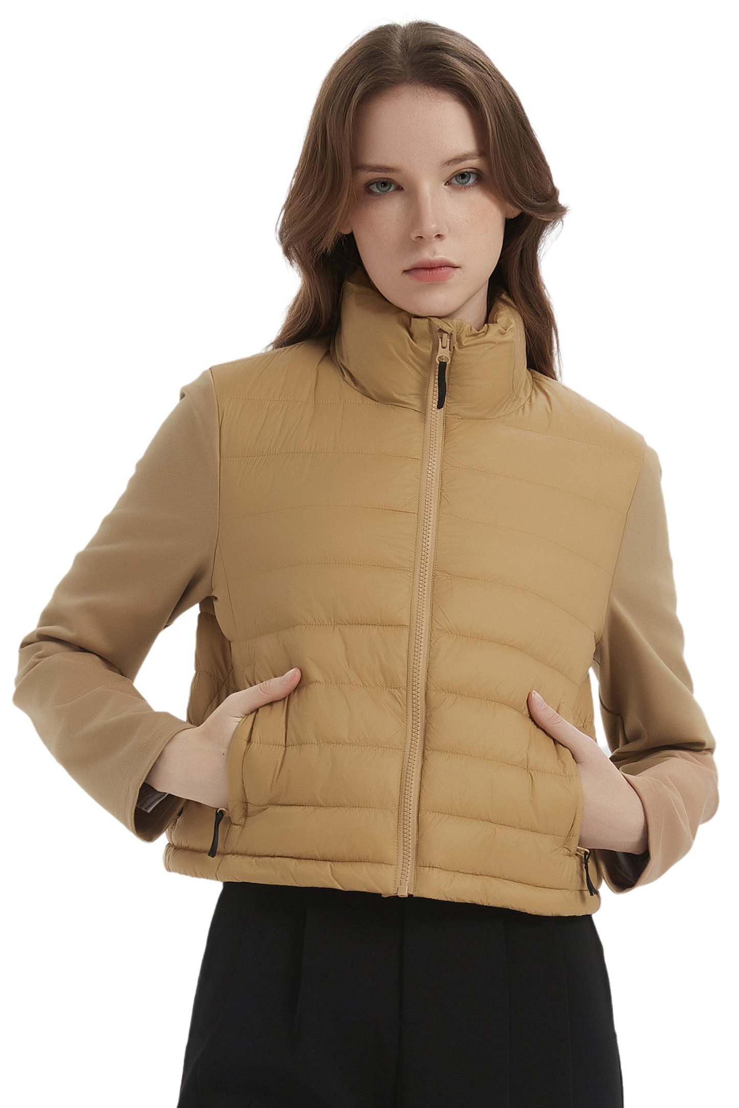 Lightweight Jacket Quilted Puffer Hybrid Breathable