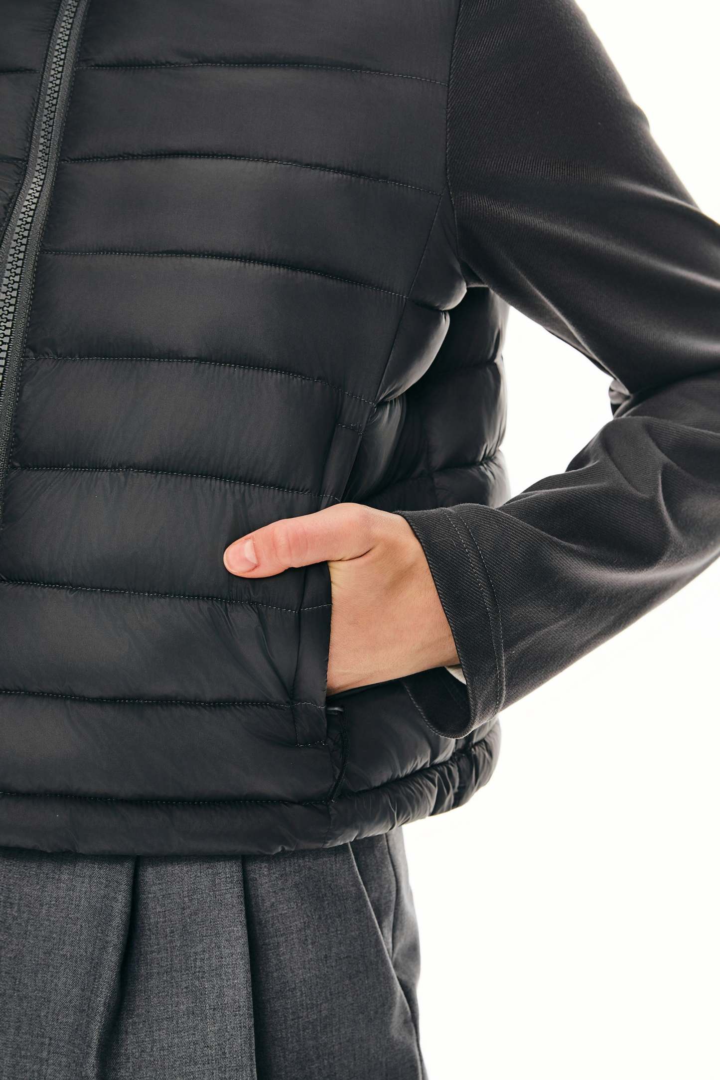 Lightweight Jacket Quilted Puffer Hybrid Breathable