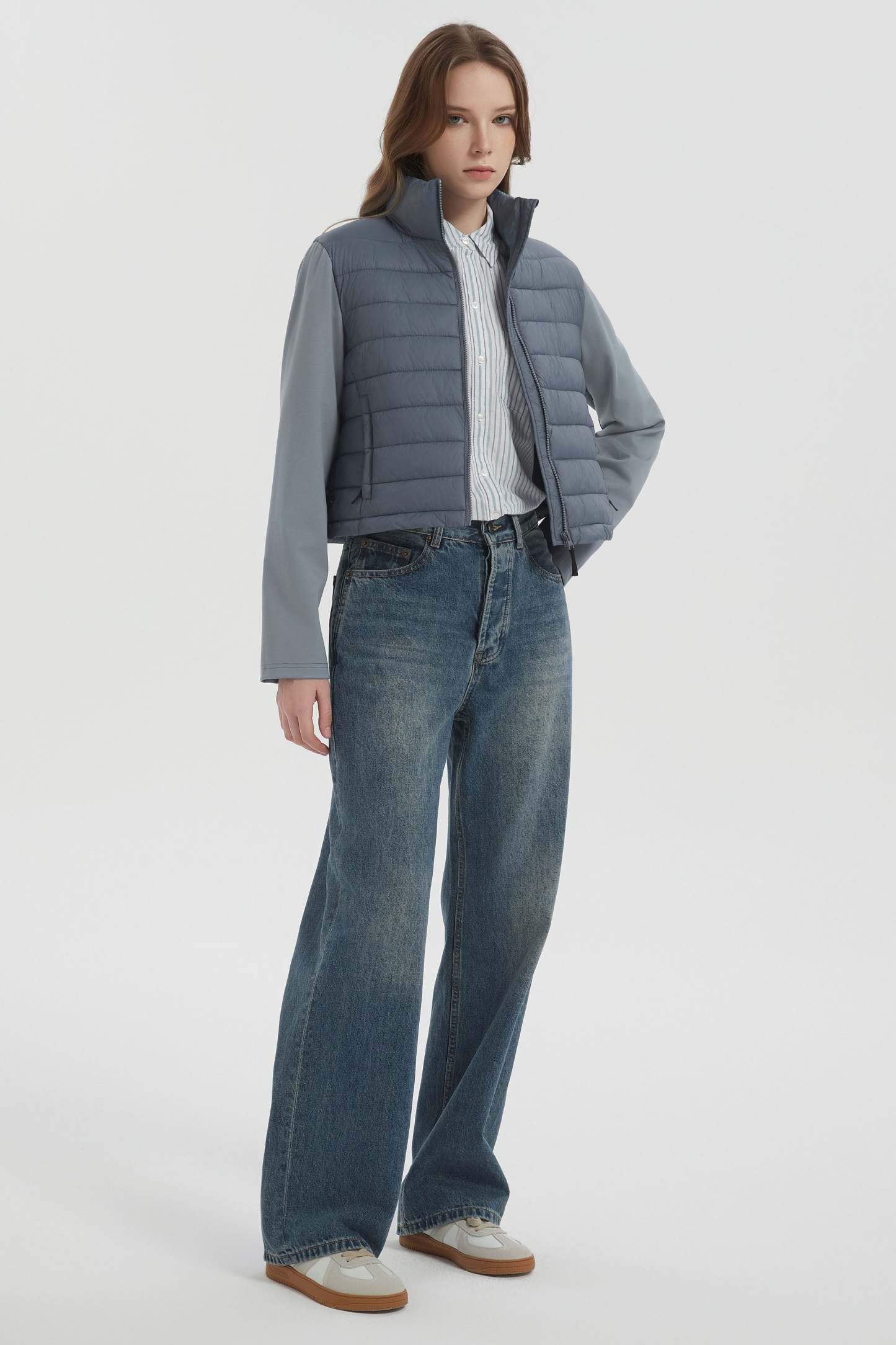 Lightweight Jacket Quilted Puffer Hybrid Breathable